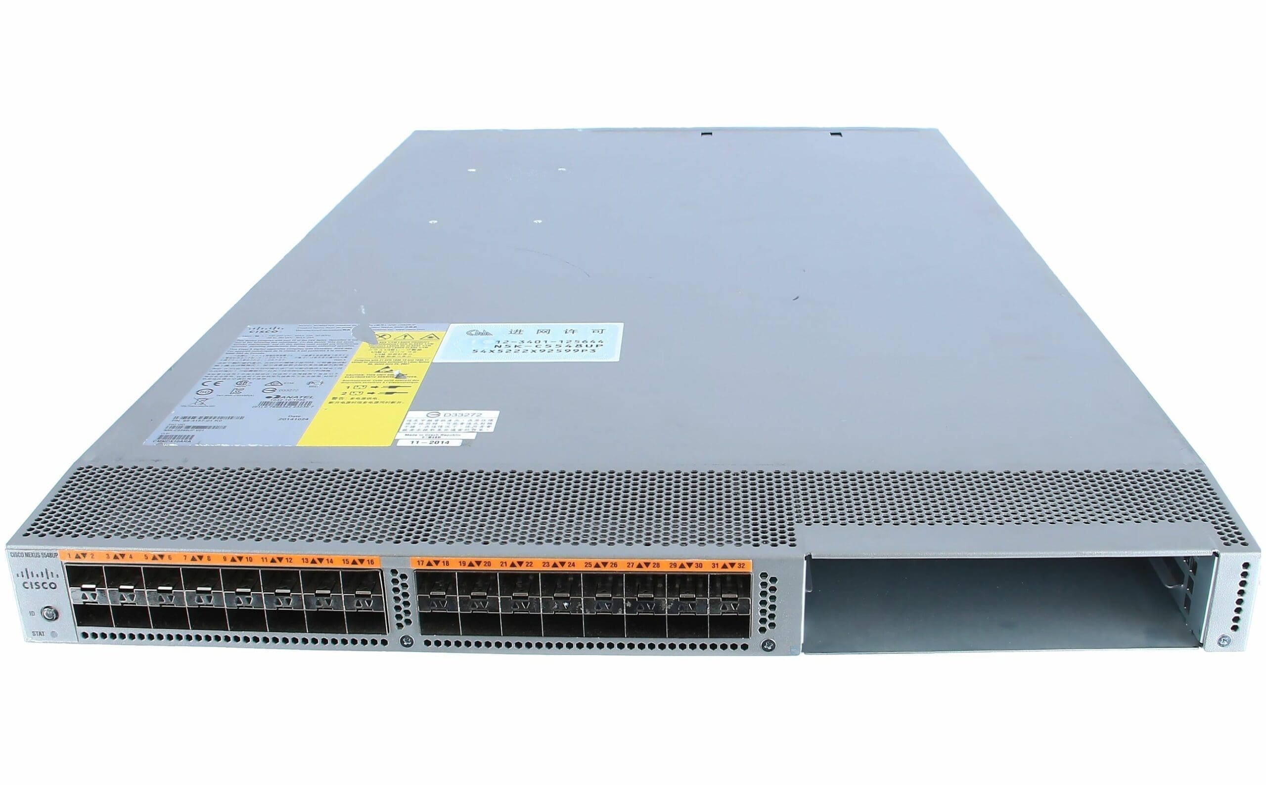 Cisco N5K-C5548UP-FA 1 Cisco N5K-C5548UP-FA - Cisco Nexus 5548UP Switch: 32 Managed Ports